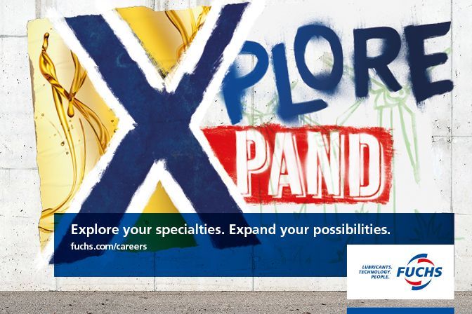 Street art implementation of the guiding principle of HR culture at FUCHS: "Explore your specialties. Expand your possibilities"