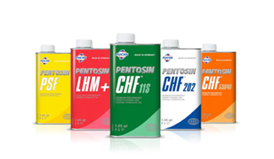 Central-hydraulic-power-steering-fluids-from-FUCHS Tins-of-the-PENTOSIN-range